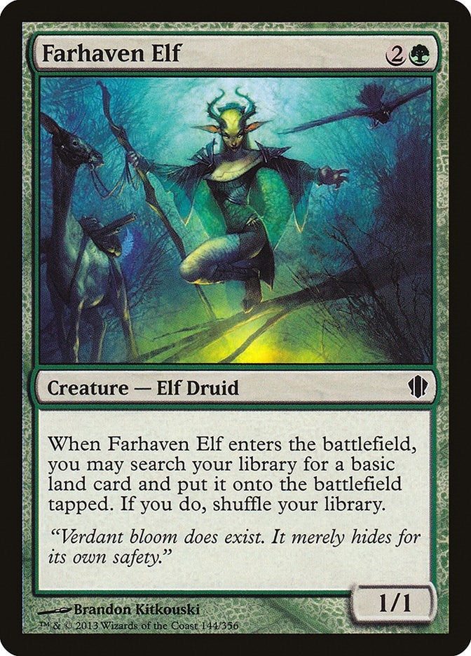 Image for Farhaven Elf (144) (C13) - Magic: The Gathering