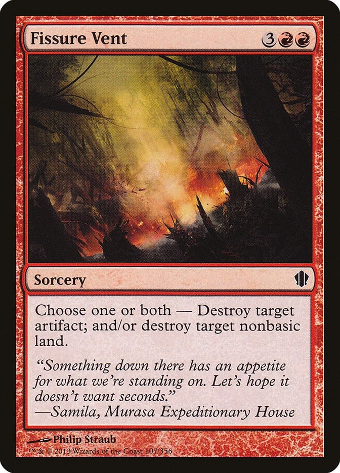 Image for Fissure Vent (107) (C13) - Magic: The Gathering