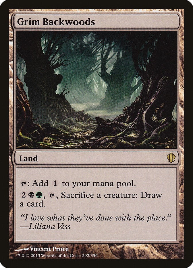 Image for Grim Backwoods (292) (C13) - Magic: The Gathering