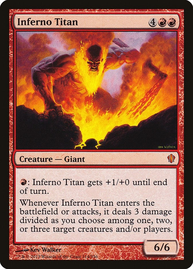 Image for Inferno Titan (114) (C13) - Magic: The Gathering