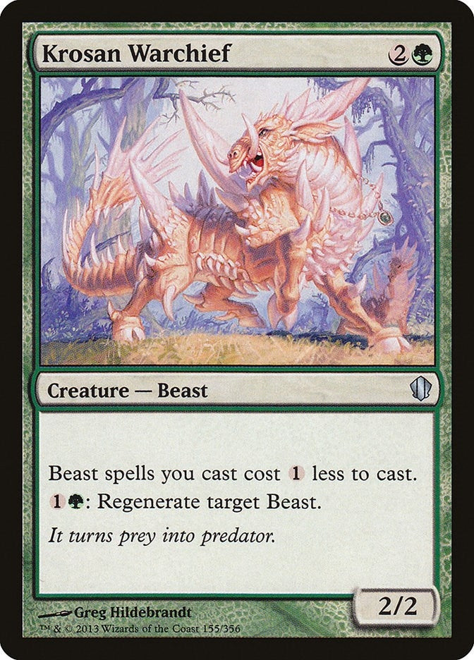 Image for Krosan Warchief (155) (C13) - Magic: The Gathering