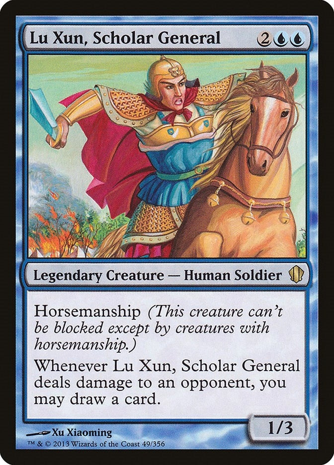 Image for Lu Xun, Scholar General (49) (C13) - Magic: The Gathering