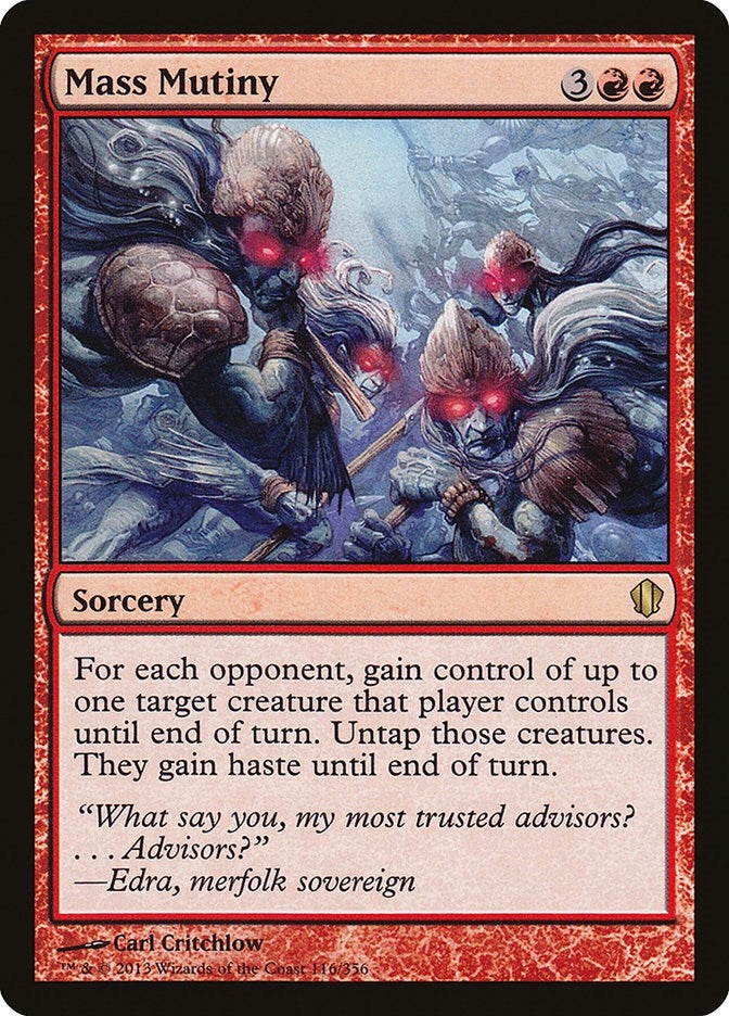 Image for Mass Mutiny (116) (C13) - Magic: The Gathering