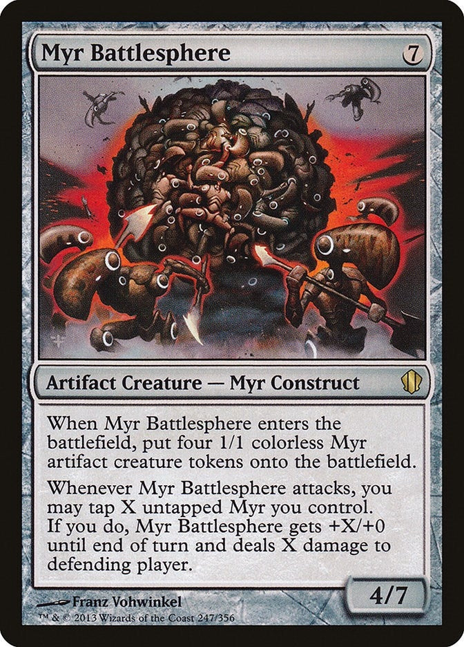 Image for Myr Battlesphere (247) - Magic: The Gathering