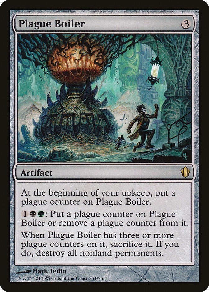 Image for Plague Boiler (254) (C13) - Magic: The Gathering