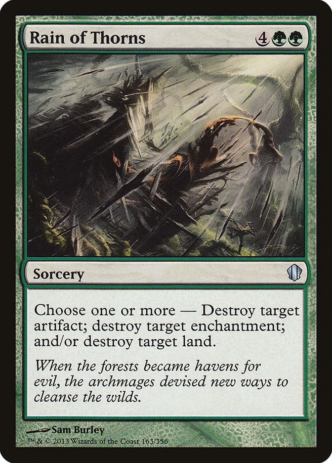 Image for Rain of Thorns (163) (C13) - Magic: The Gathering