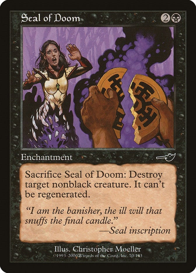 Image for Seal of Doom (70) - Magic: The Gathering