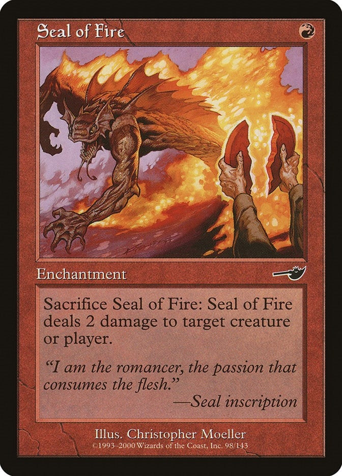 Image for Seal of Fire (98) - Magic: The Gathering