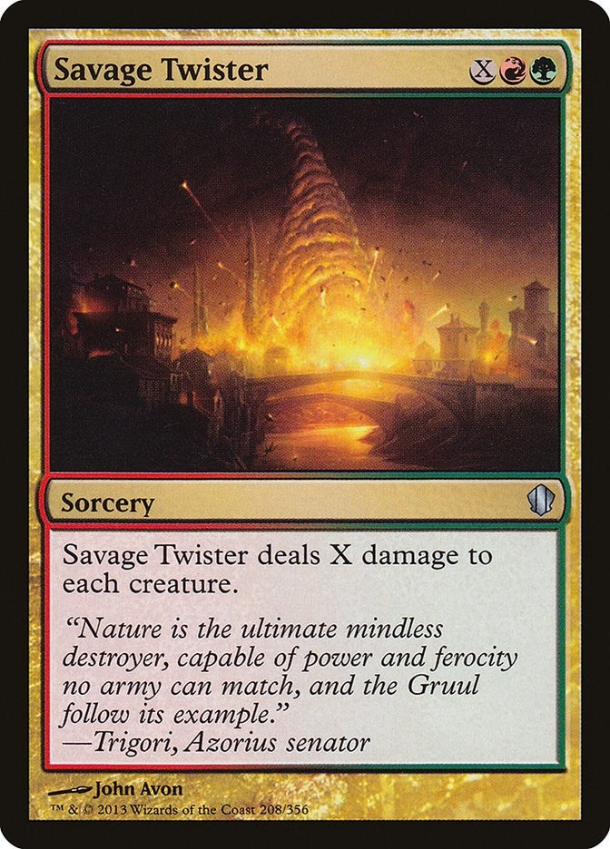 Image for Savage Twister (208) (C13) - Magic: The Gathering