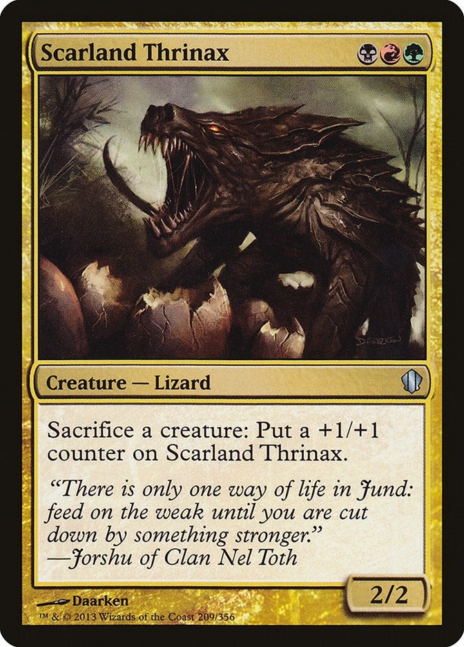 Image for Scarland Thrinax (209) (C13) - Magic: The Gathering