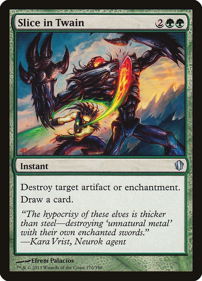 Image for Slice in Twain (170) (C13) - Magic: The Gathering