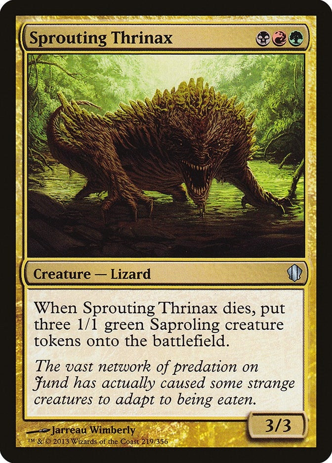 Image for Sprouting Thrinax (219) (C13) - Magic: The Gathering