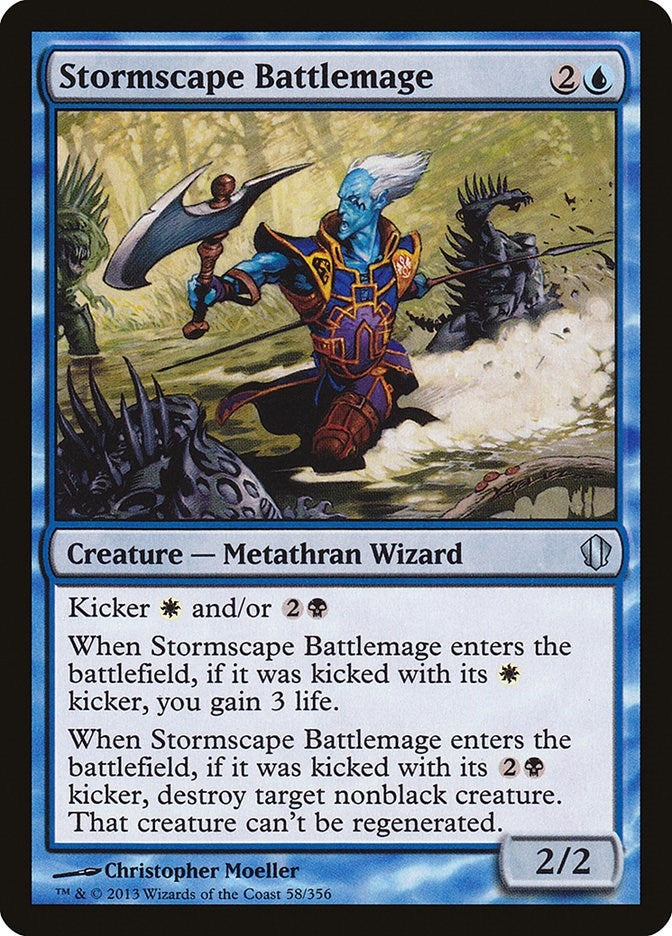 Image for Stormscape Battlemage (58) (C13) - Magic: The Gathering