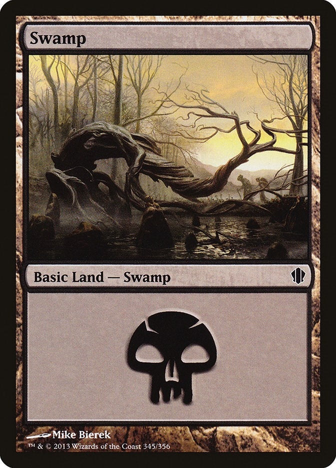 Image for Swamp (345) (345) (C13) - Magic: The Gathering