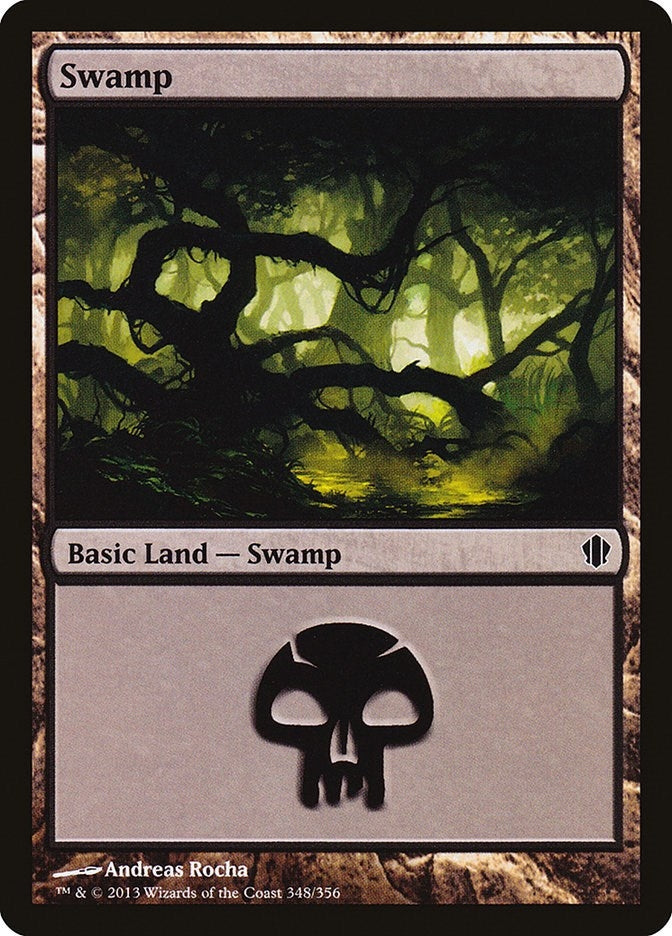 Image for Swamp (348) (348) - Magic: The Gathering