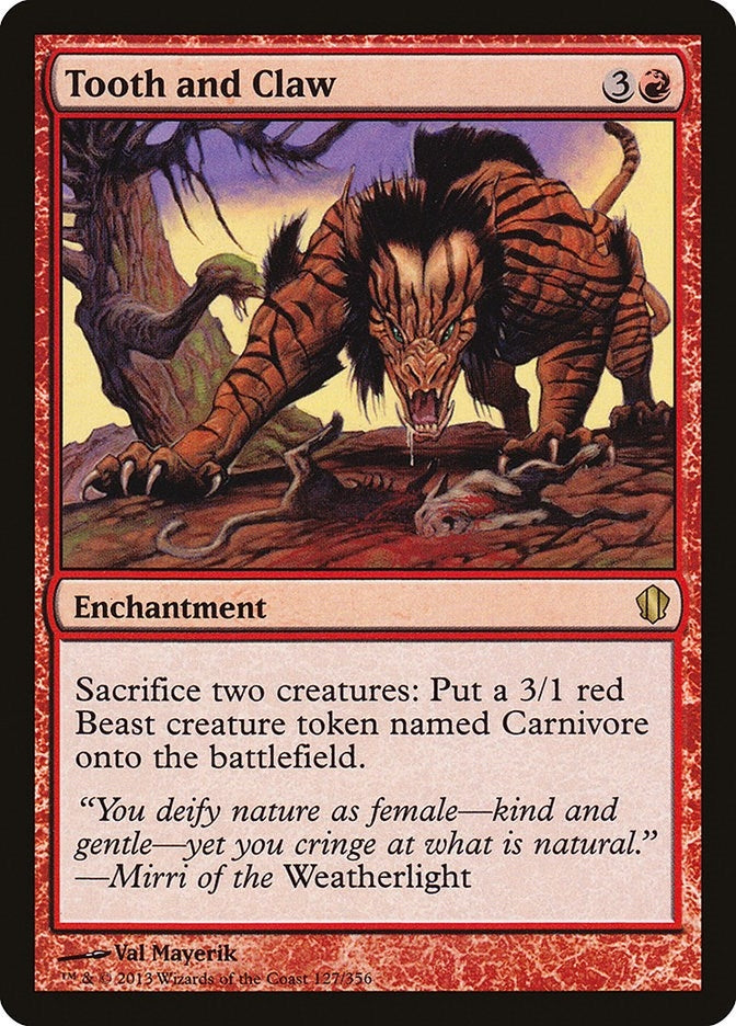 Image for Tooth and Claw (127) (C13) - Magic: The Gathering