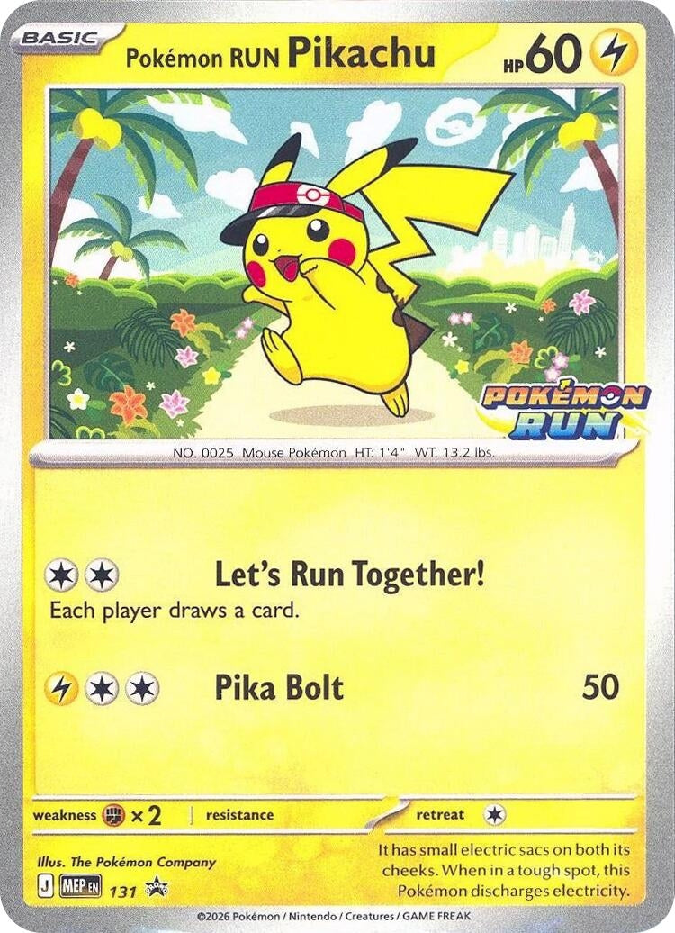 Image for Pokemon Run Pikachu - 131 (131) (SEA) - Pokemon