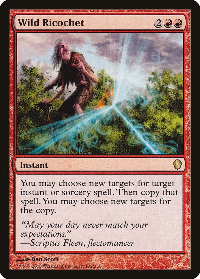 Image for Wild Ricochet (132) (C13) - Magic: The Gathering