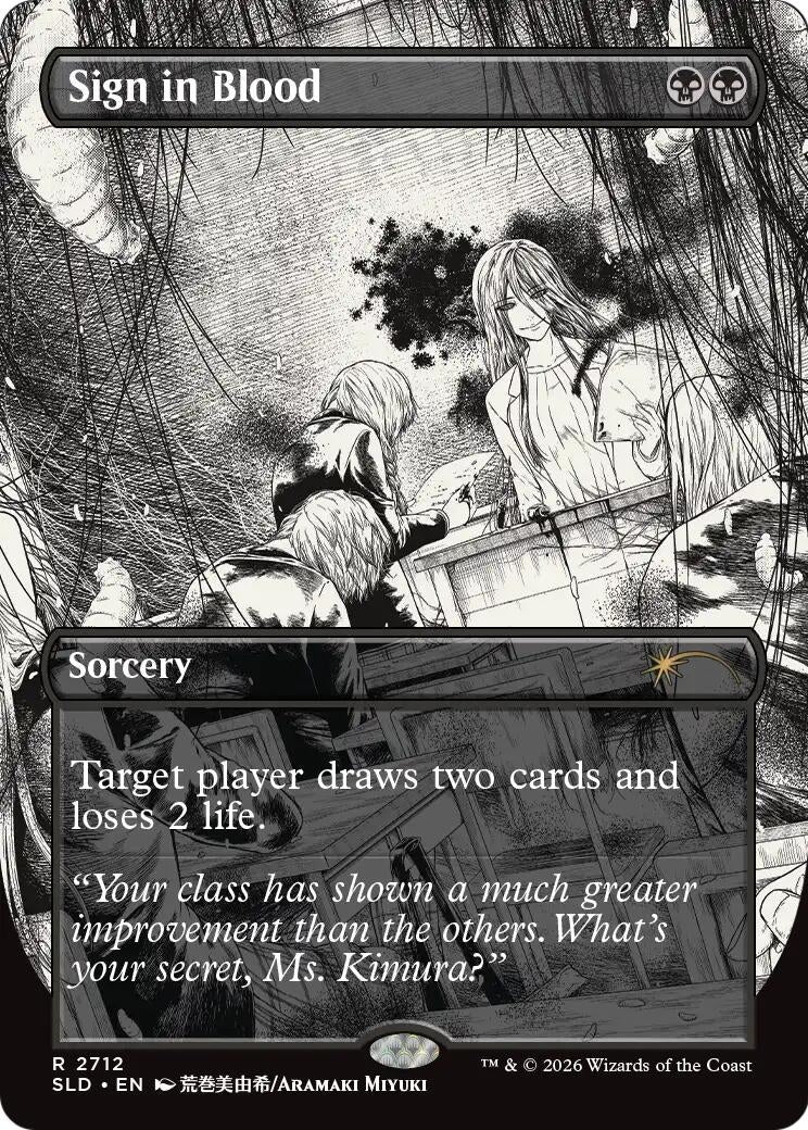 Image for Sign in Blood (2712) (SLD) - Magic: The Gathering