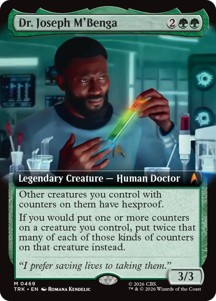 Image for Dr. Joseph M'Benga (Extended Art) (469) (TRK) - Magic: The Gathering