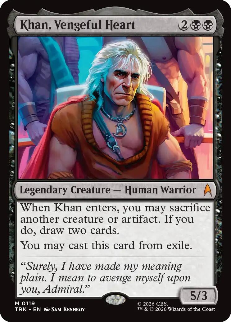 Image for Khan, Vengeful Heart (119) (TRK) - Magic: The Gathering