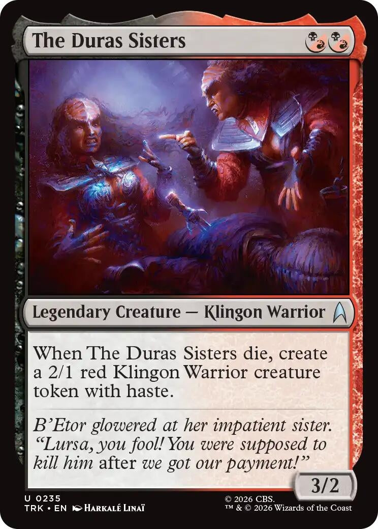 Image for The Duras Sisters (235) (TRK) - Magic: The Gathering