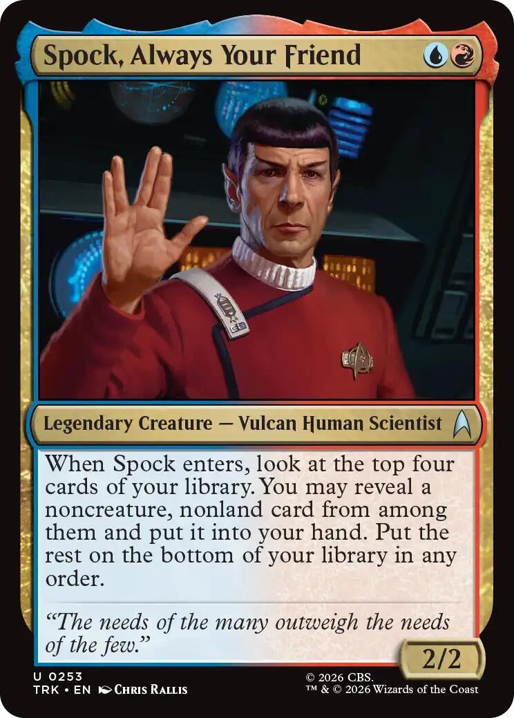 Image for Spock, Always Your Friend (253) (TRK) - Magic: The Gathering