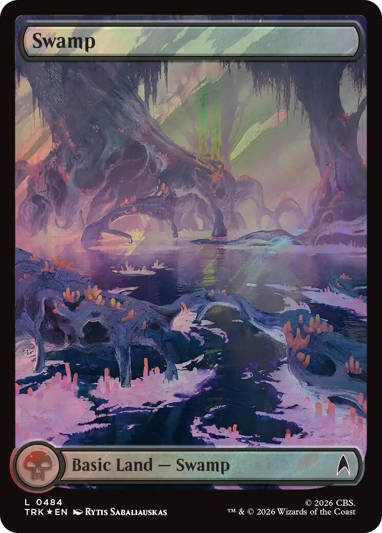 Image for Swamp (0484) (Surge Foil) (484) (TRK) - Magic: The Gathering