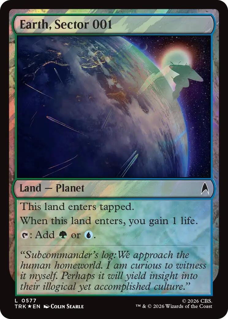Image for Earth, Sector 001 (Surge Foil) (577) (TRK) - Magic: The Gathering