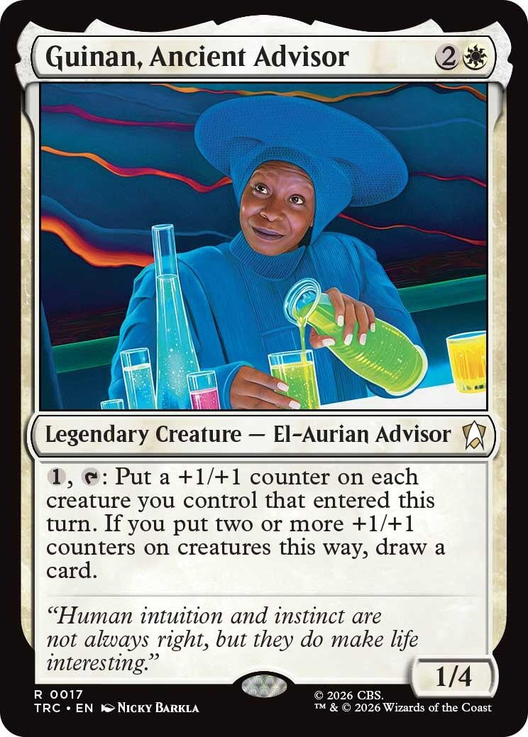 Image for Guinan, Ancient Advisor (17) (TRC) - Magic: The Gathering