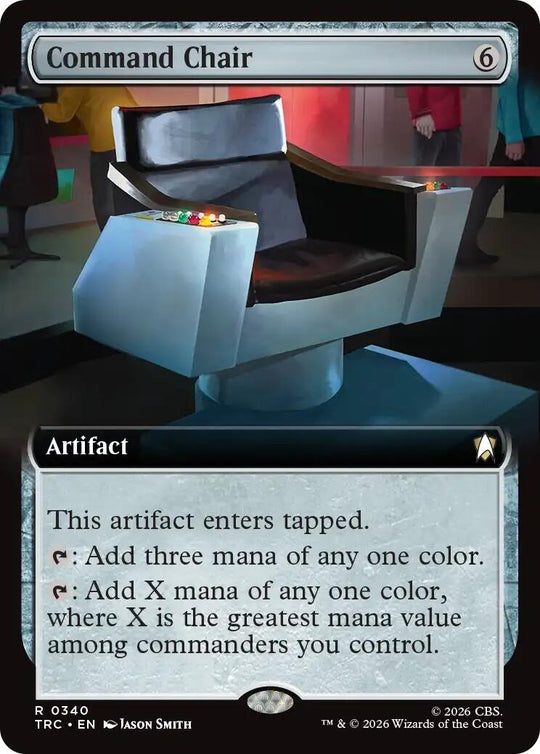 Image for Command Chair (Extended Art) (340) (TRC) - Magic: The Gathering