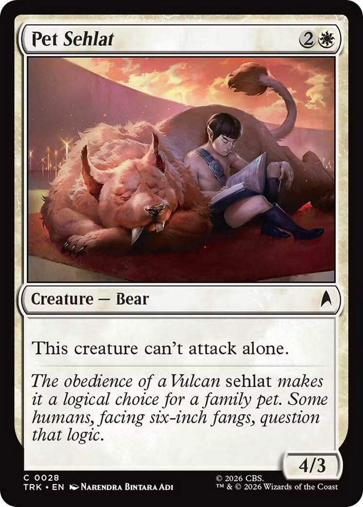 Image for Pet Sehlat (28) (TRK) - Magic: The Gathering