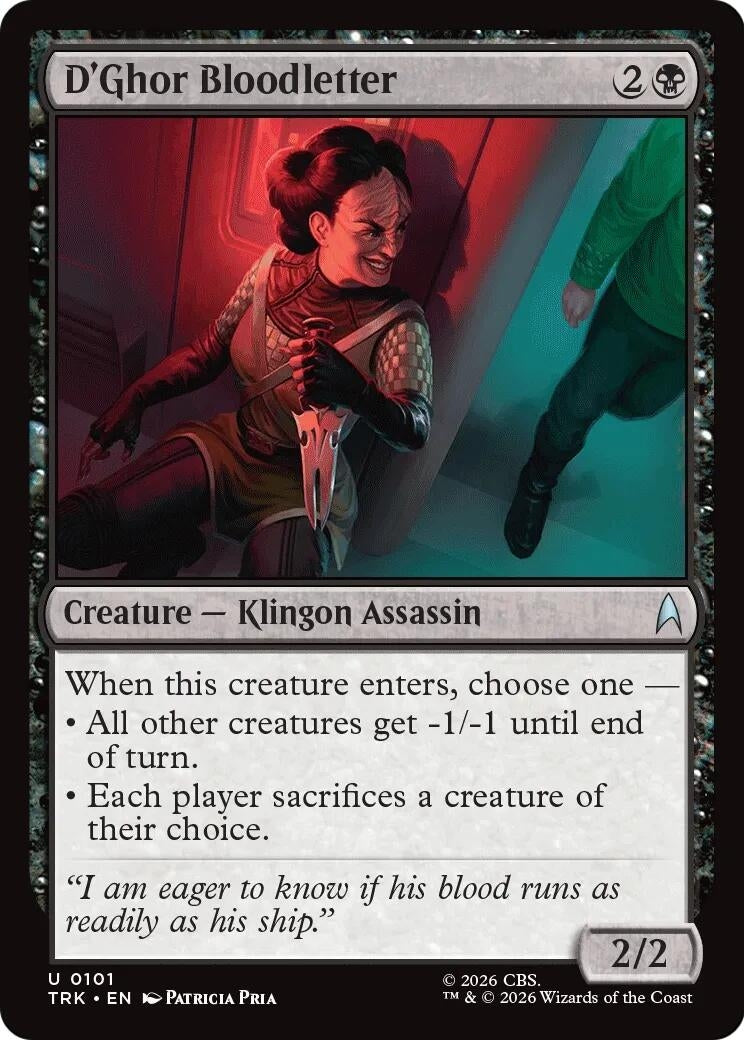 Image for D'Ghor Bloodletter (101) (TRK) - Magic: The Gathering