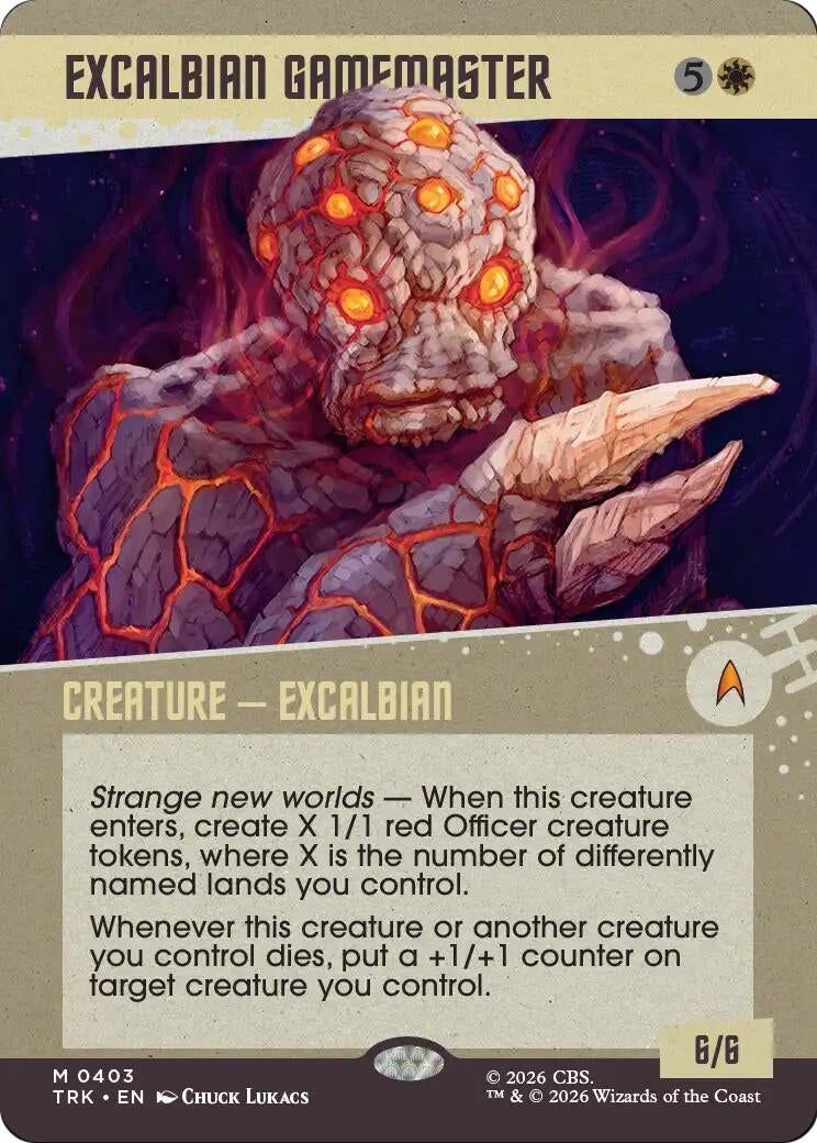 Image for Excalbian Gamemaster (Showcase) (403) (TRK) - Magic: The Gathering
