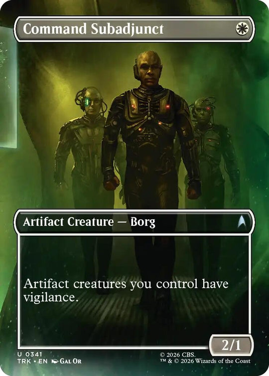 Image for Command Subadjunct (Borderless) (341) (TRK) - Magic: The Gathering