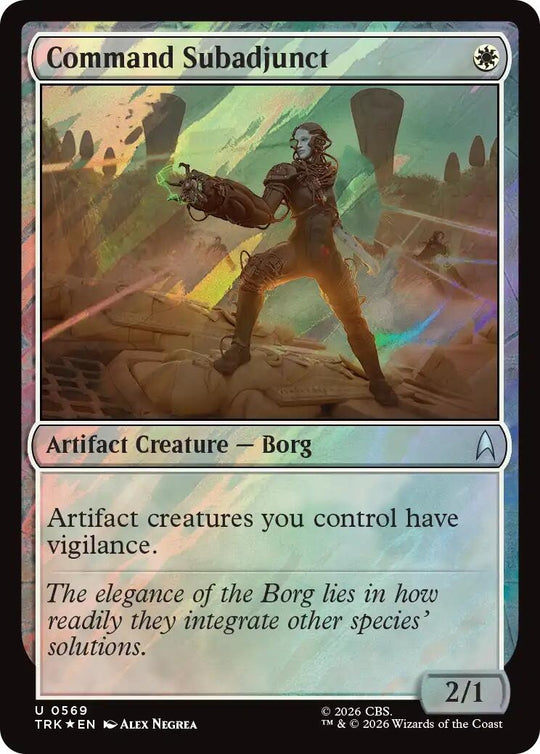 Image for Command Subadjunct (Surge Foil) (569) (TRK) - Magic: The Gathering