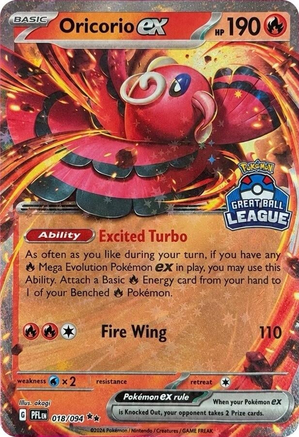 Image for Oricorio ex - 018/094 (Great Ball League) (018/094) (SEA) - Pokemon