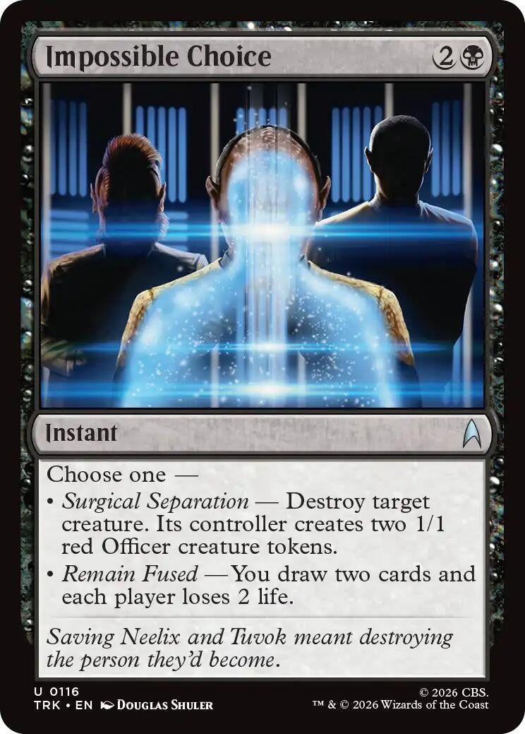 Image for Impossible Choice (116) (TRK) - Magic: The Gathering