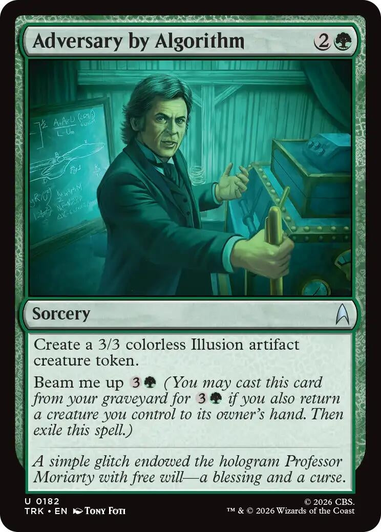 Image for Adversary by Algorithm (182) (TRK) - Magic: The Gathering