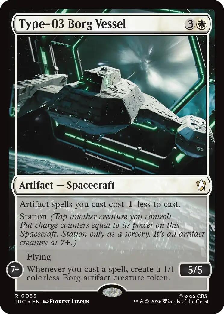 Image for Type-03 Borg Vessel (33) (TRC) - Magic: The Gathering