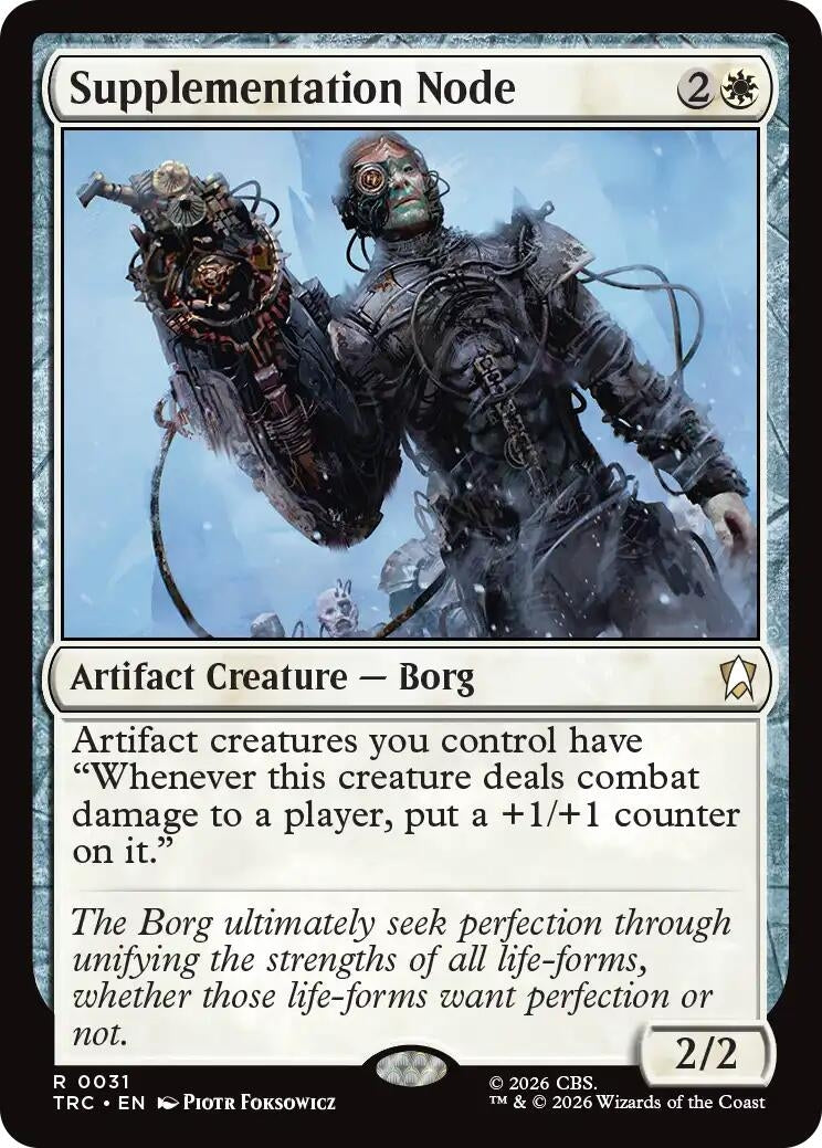 Image for Supplementation Node (Surge Foil) (31) (TRC) - Magic: The Gathering