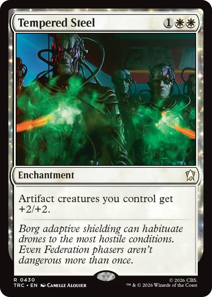 Image for Tempered Steel (Surge Foil) (430) (TRC) - Magic: The Gathering