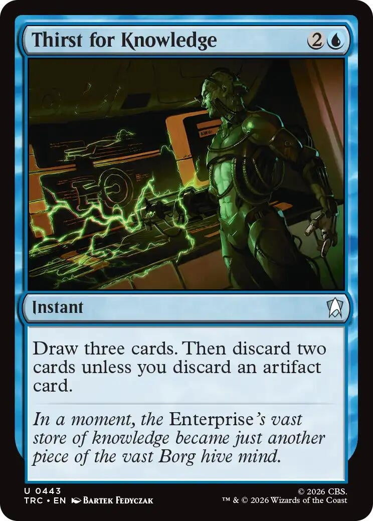 Image for Thirst for Knowledge (443) (TRC) - Magic: The Gathering