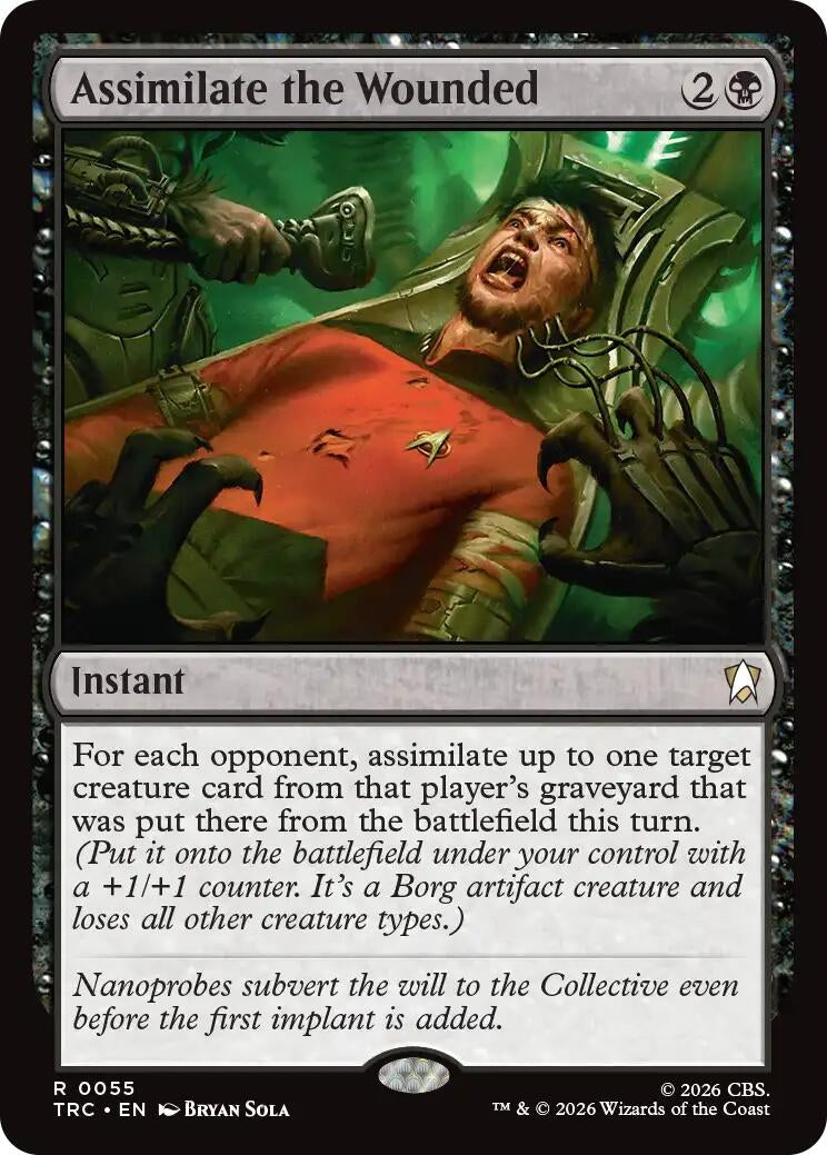 Image for Assimilate the Wounded (Surge Foil) (55) (TRC) - Magic: The Gathering