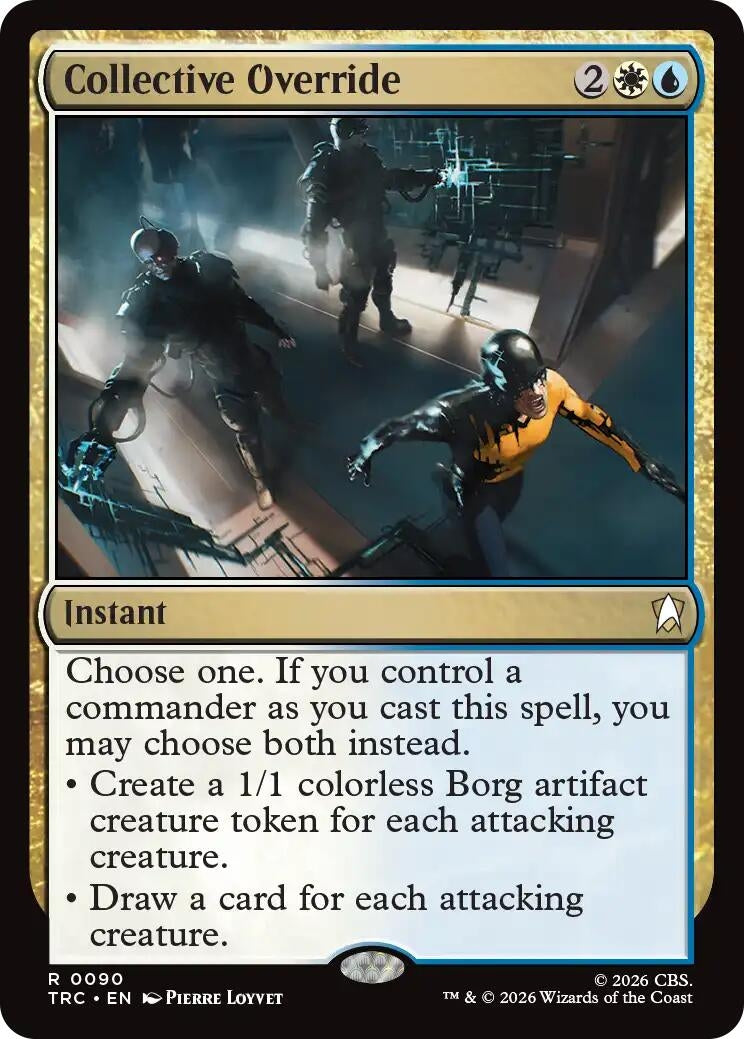 Image for Collective Override (90) (TRC) - Magic: The Gathering