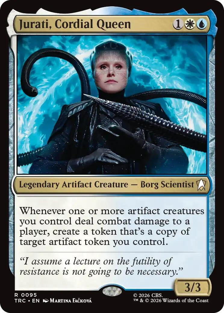 Image for Jurati, Cordial Queen (Surge Foil) (95) (TRC) - Magic: The Gathering