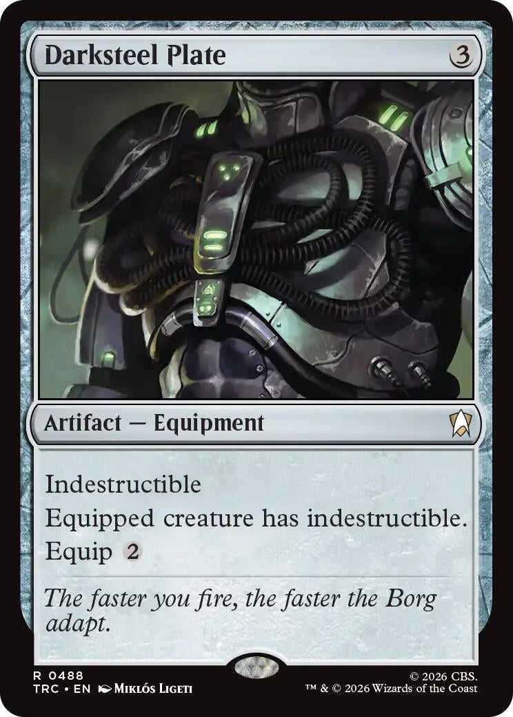 Image for Darksteel Plate (488) (TRC) - Magic: The Gathering