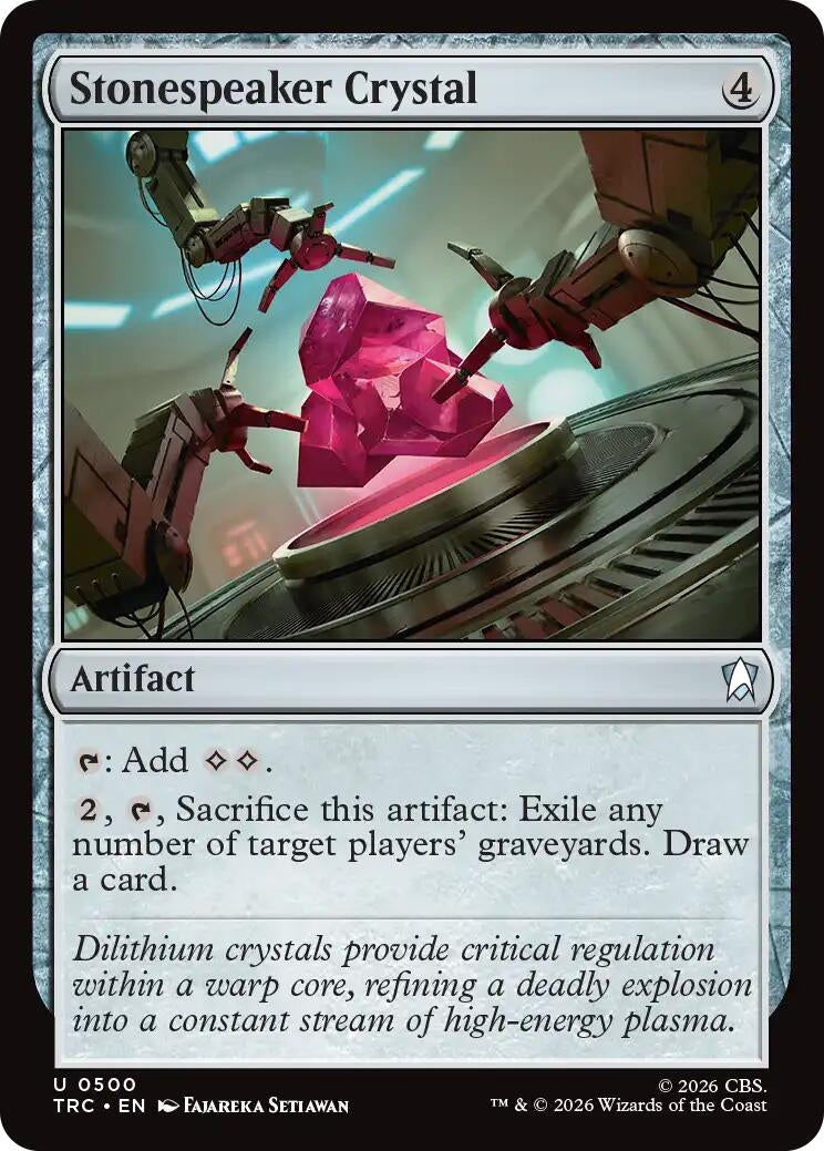 Image for Stonespeaker Crystal (500) (TRC) - Magic: The Gathering
