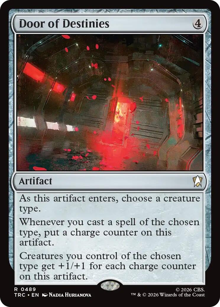 Image for Door of Destinies (Surge Foil) (489) (TRC) - Magic: The Gathering