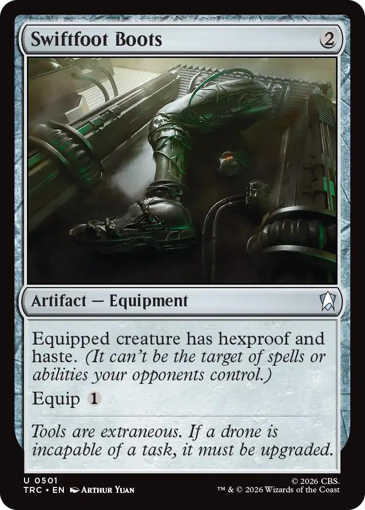 Image for Swiftfoot Boots (Surge Foil) (501) (TRC) - Magic: The Gathering